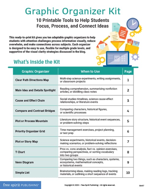 Graphic Organizer Kit | Grades K–12 | Download | Free Spirit