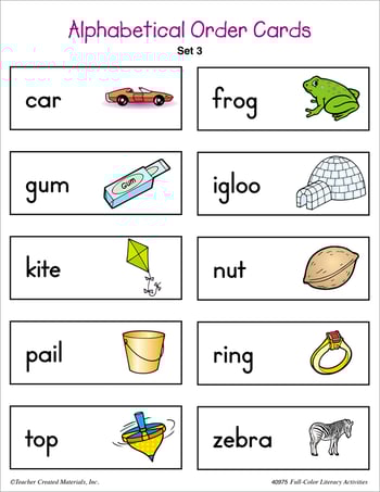 Literacy Activities to Practice Sequencing Letters
