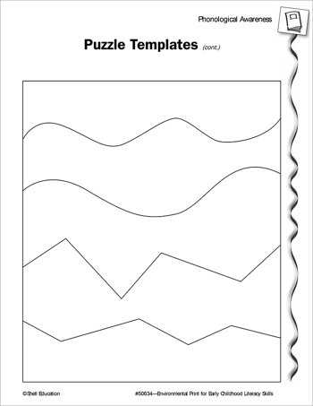 Environmental Print: Phonological Awareness-Puzzle Spelling