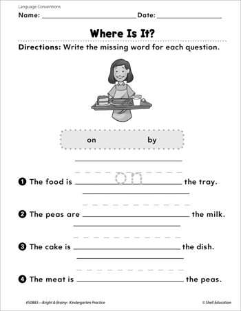 Language Conventions: Prepositions