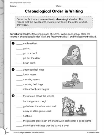 Informational Text: Text Order
