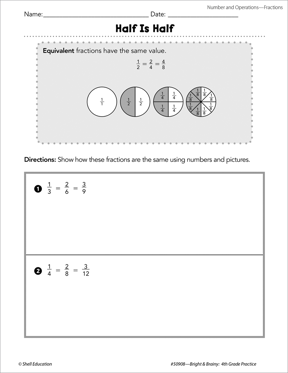 Operations with Fractions: Equivalent Fractions